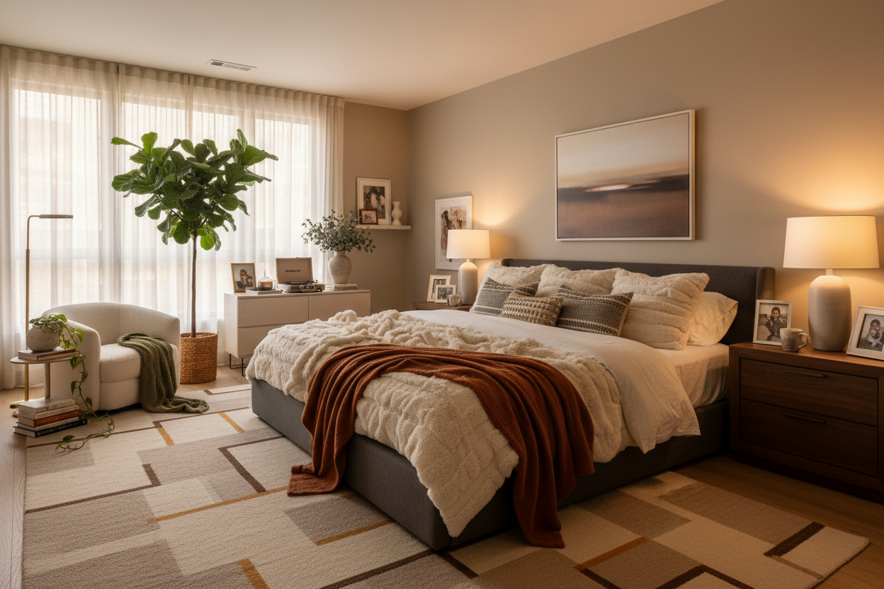 make it less hotel-ish and more home-y